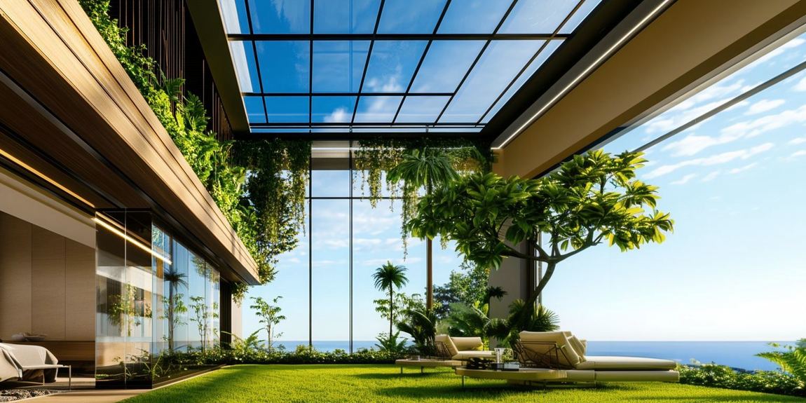 Butterfly garden rendering